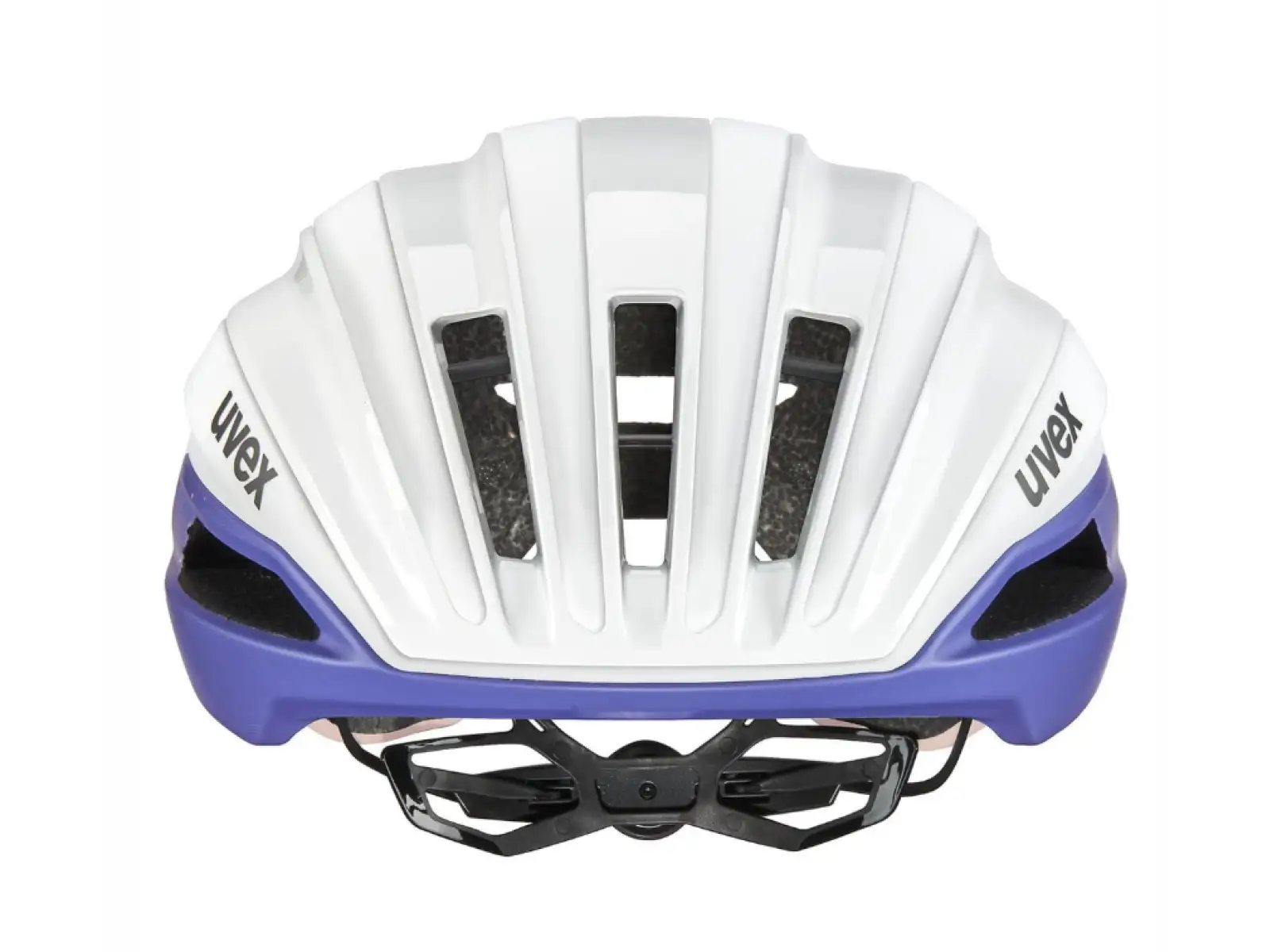 Uvex Surge Aero MIPS Rennradhelm White/Lila Apricot Matt