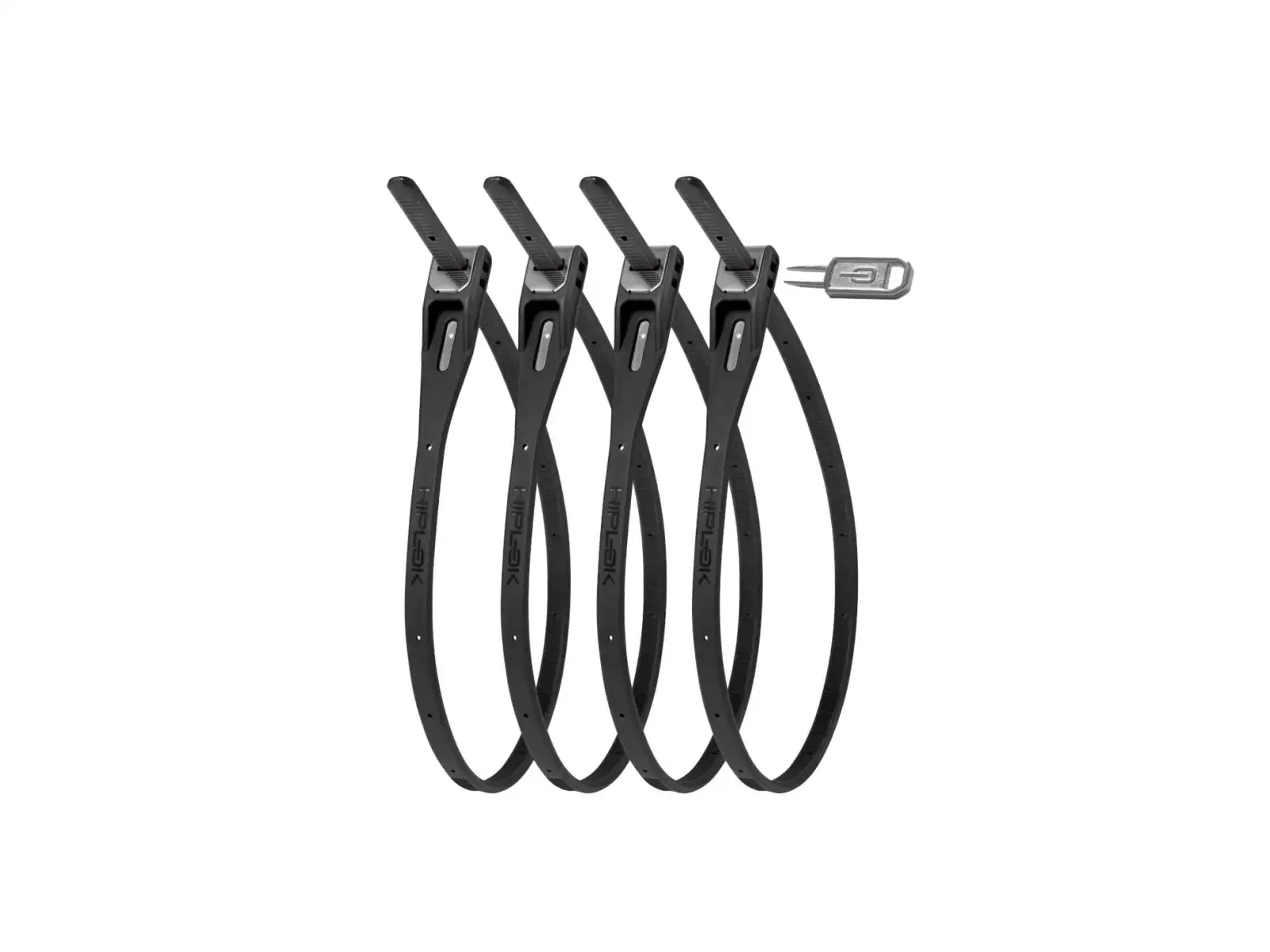 Hiplok Z Lok Set mit 4 Schlössern All Black Uni