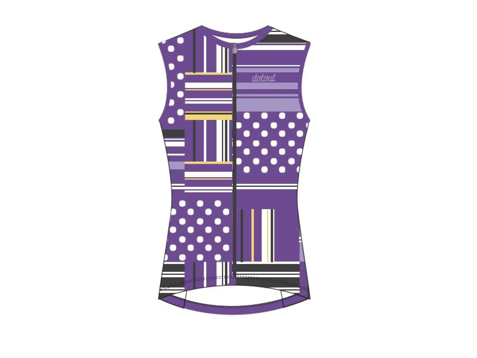 Dotout Square Damenärmelloses Trikot Violett