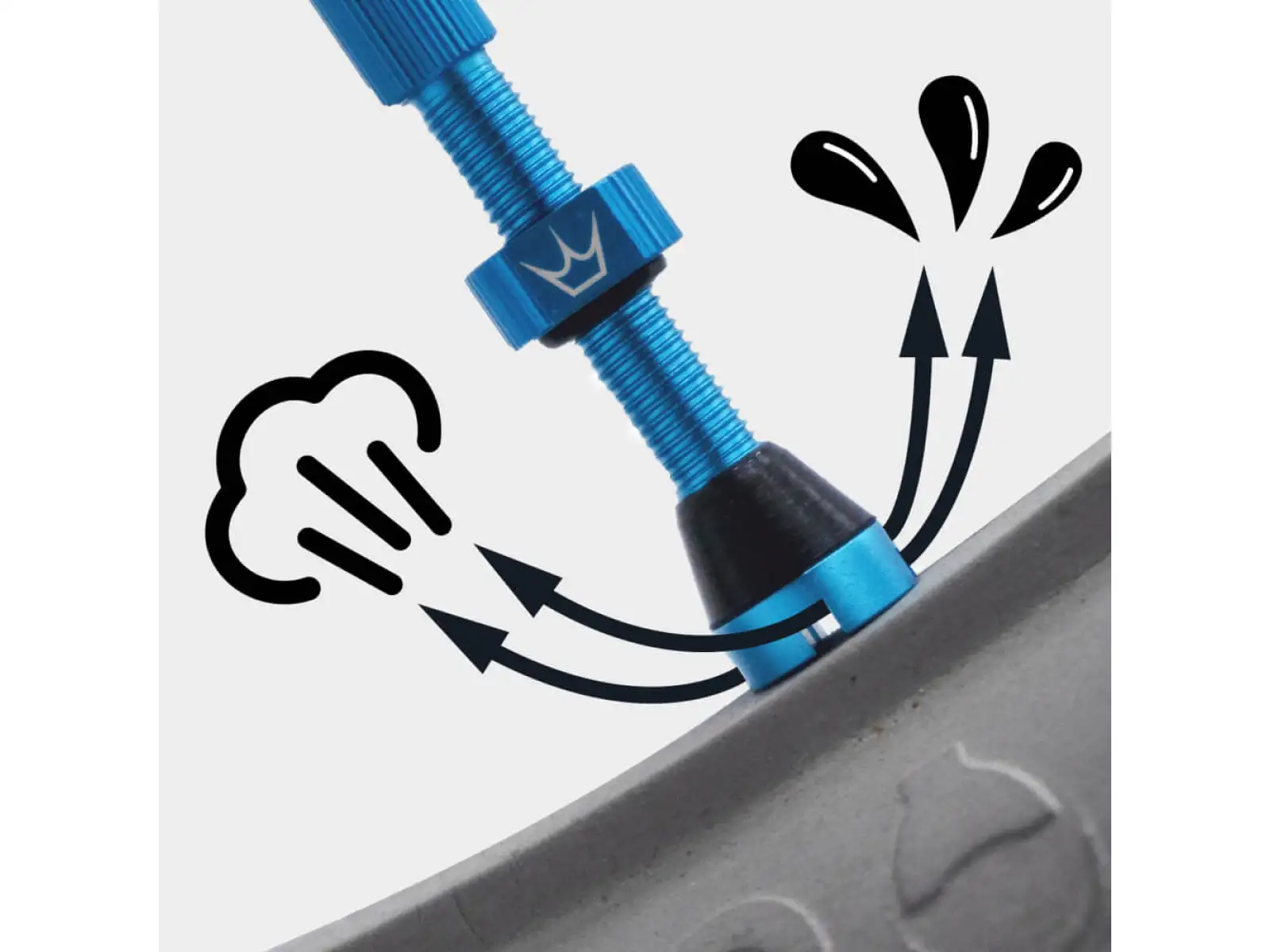 Peatys X Chris King MK2 Tubeless-Ventile 42 mm