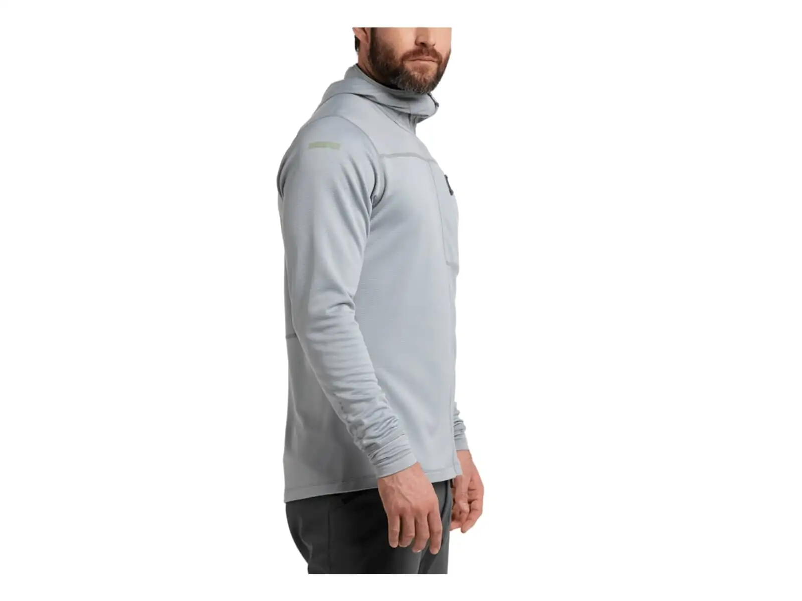 Haglöfs L.I.M Mid Multi Hood Herren-Fleecejacke grau