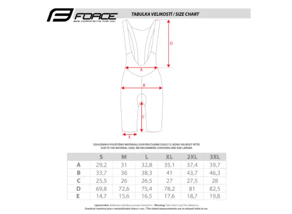 Force Mono Herren-Radhose mit Polster und Trägern grün