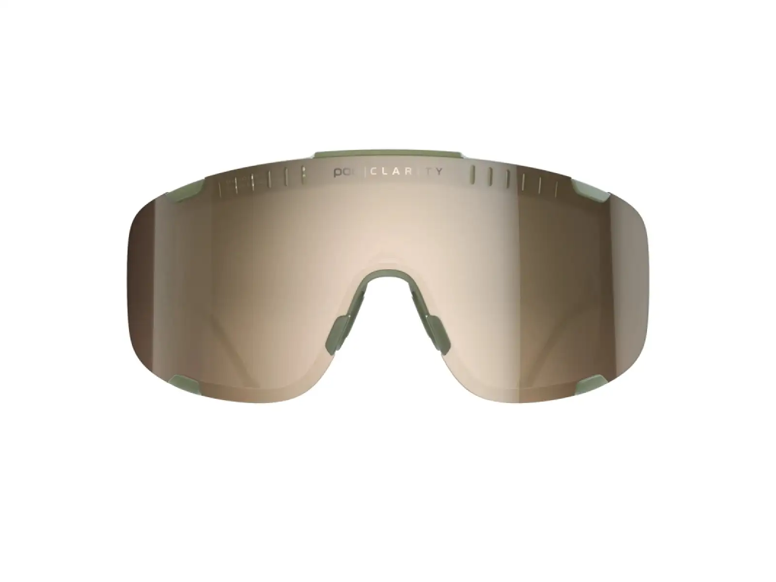 POC Devour Fahrradbrille Epidote Green Translucent