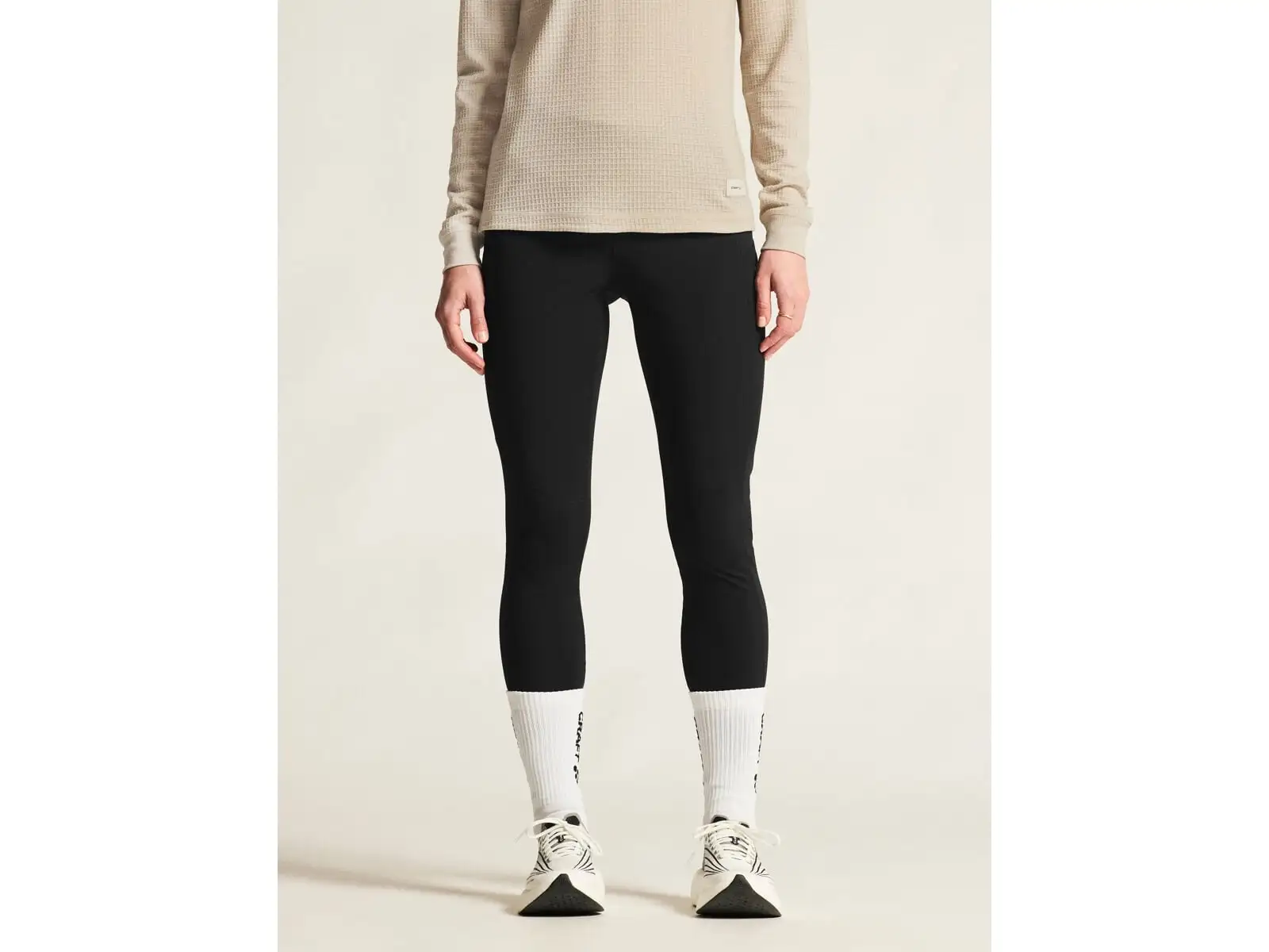 CRAFT ADV Essence Warm Wind Tights 2 Damen Laufleggings schwarz