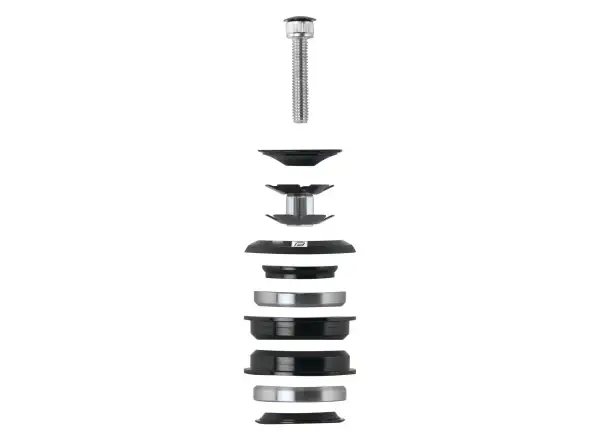 Force Ahead 1 1/8" halbintegrierter Steuersatz schwarz