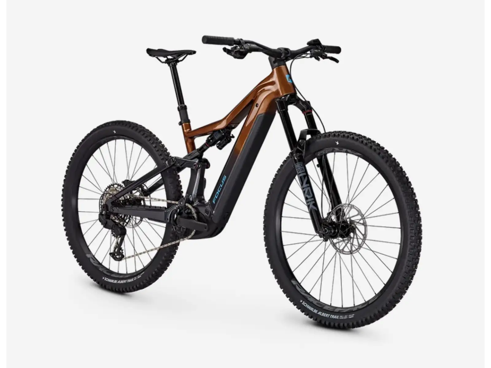 Focus JAM2 6.8 600 Wh Elektro-Mountainbike Goldbrown / Diamondblack