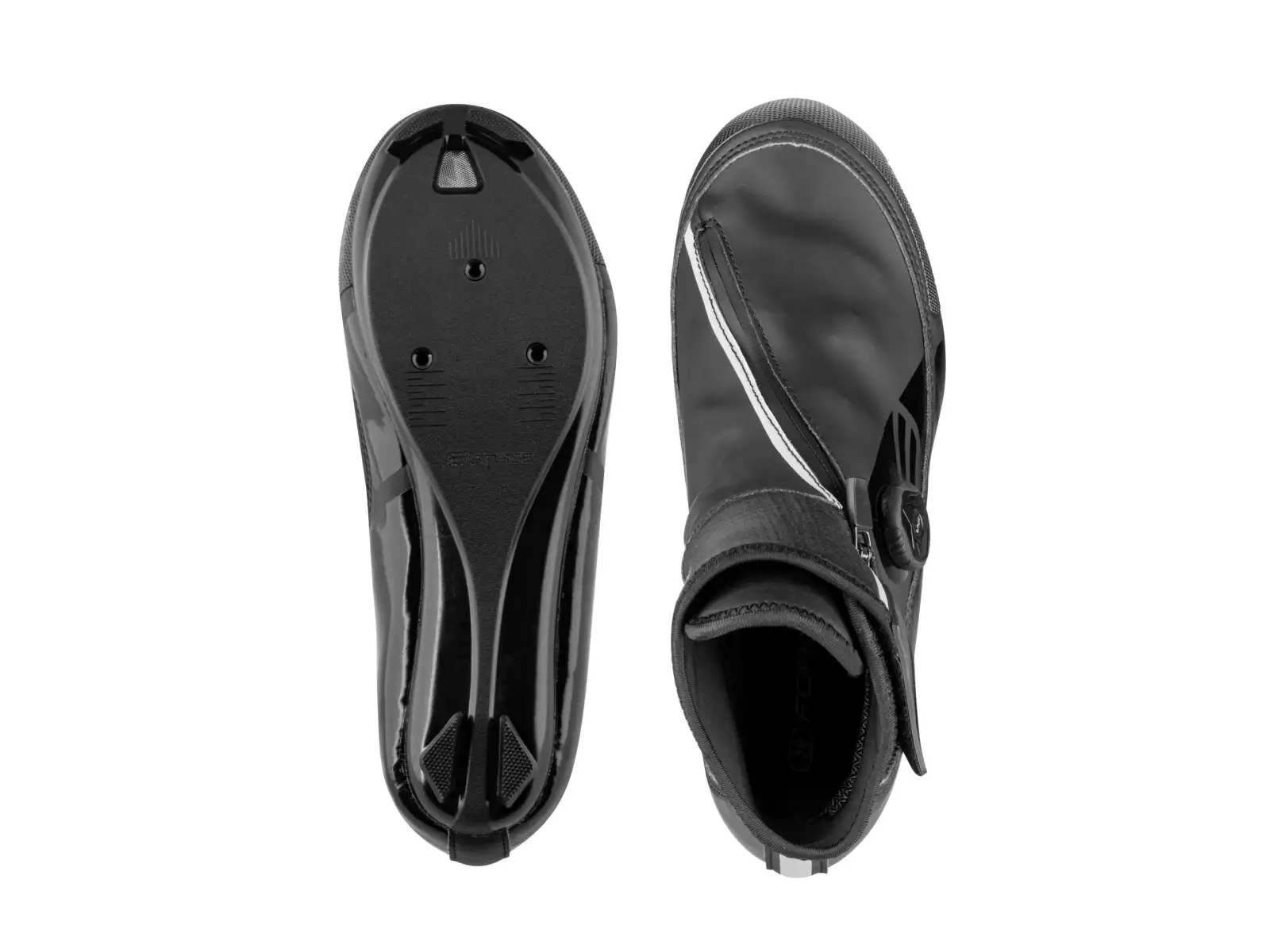 Force Road Glacier Winter Road Bike Schuhe für Herren in Schwarz.