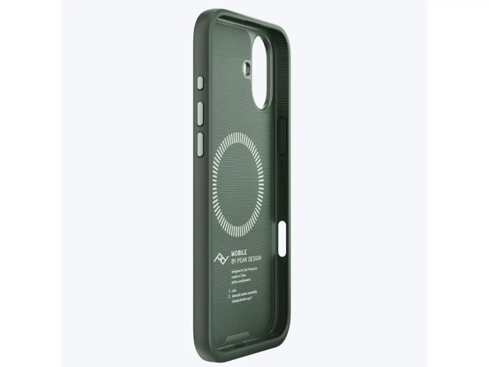 Peak Design Mobile Everyday Fabric Case iPhone 16 Plus Hülle für das Handy in Salbei