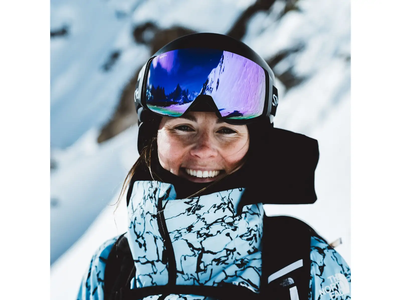 Smith 4D Mag Skibrille Black / ChromaPop Everyday Blue Mirror (2 Gläser)