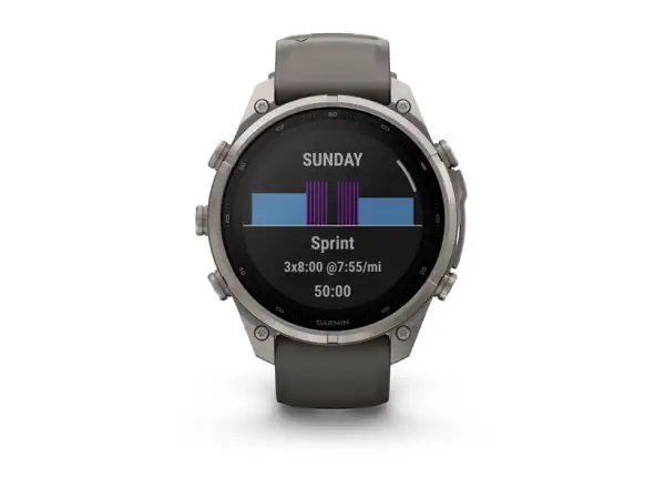 Garmin Fénix 9 Pro inReach Solar 47 mm Titan Pebble Gray/Silver Gray