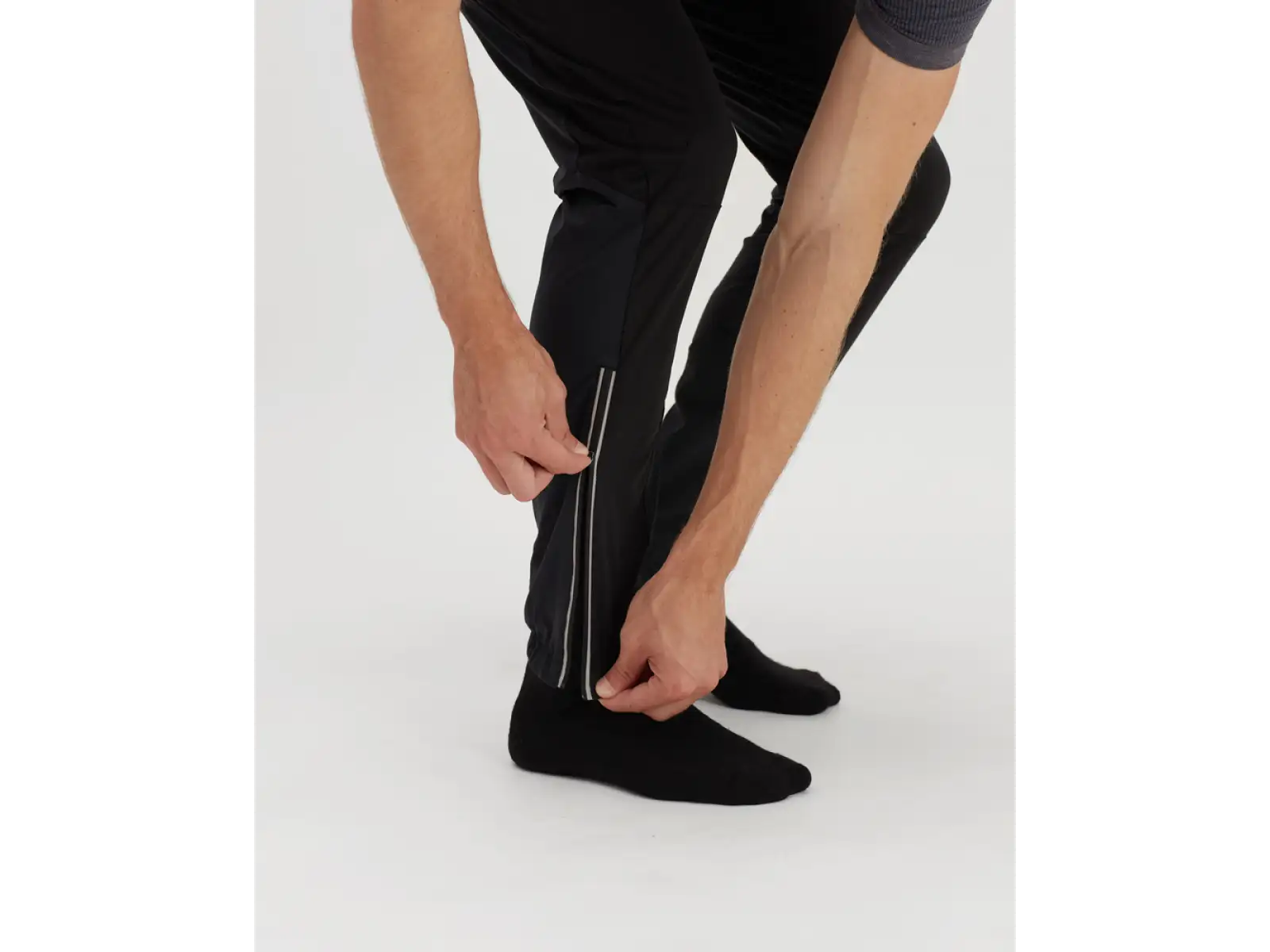 Silvini Alzaro Herrenhose mit Träger Schwarz