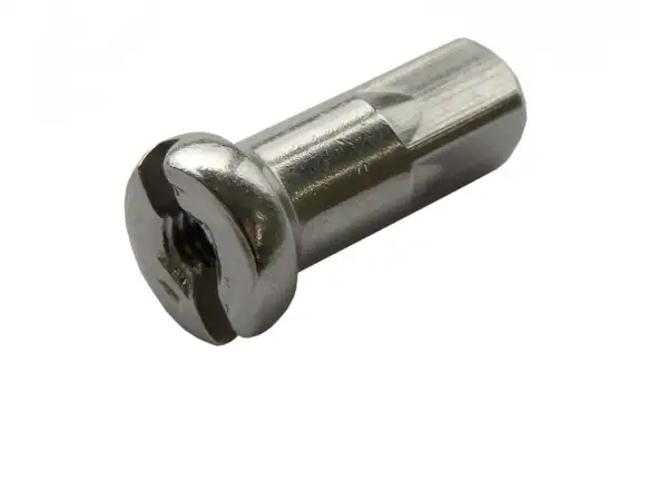 Büchel Nippel 2,0x12 mm Messing vernickelt silberfarben.