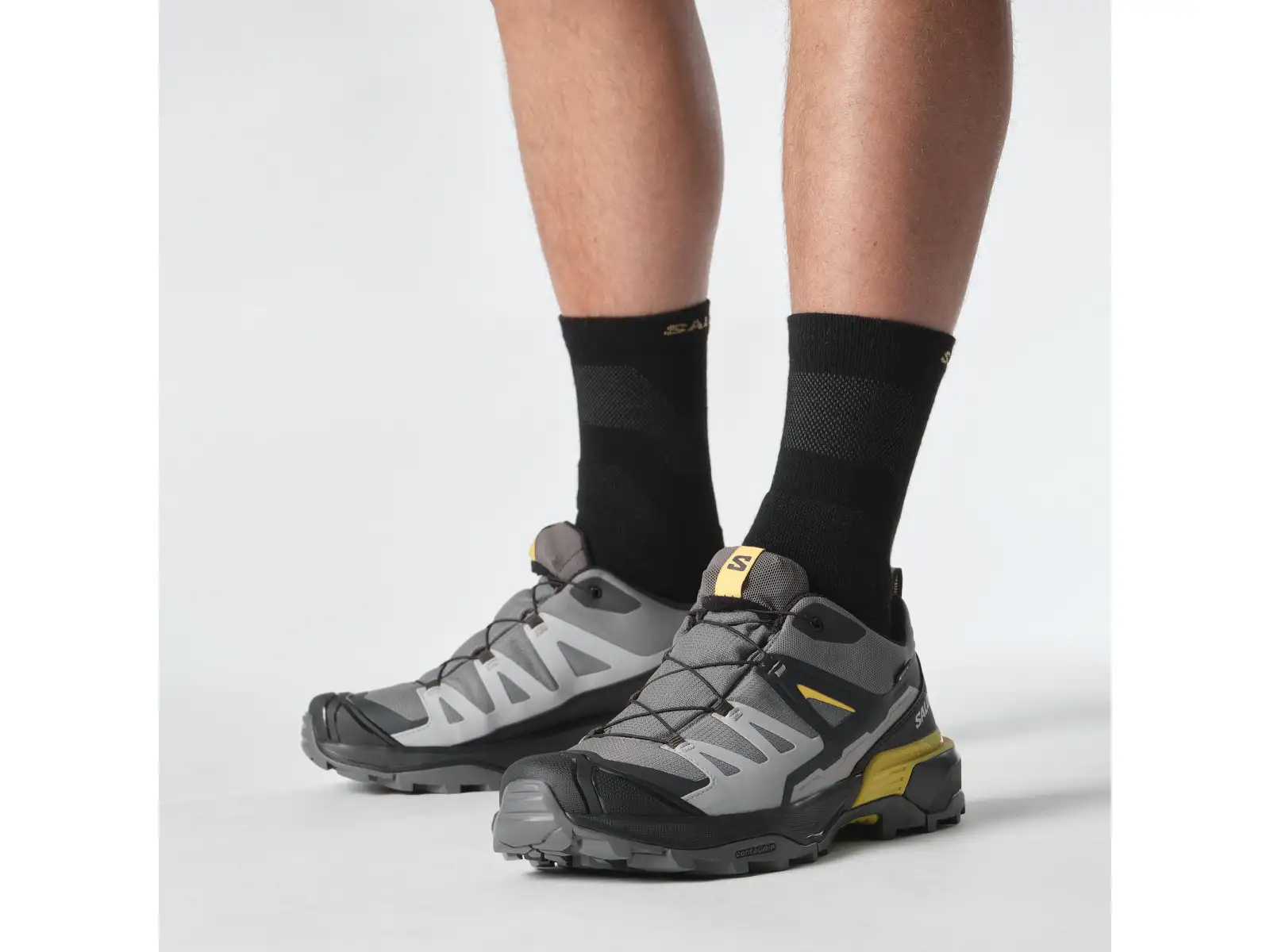 Salomon X Ultra 360 GTX Herren Wanderschuhe Castlerock/Black/Spicy Mustard