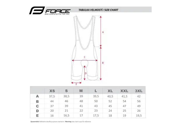 Force B38 Shorts mit Latz und Einlage Schwarz