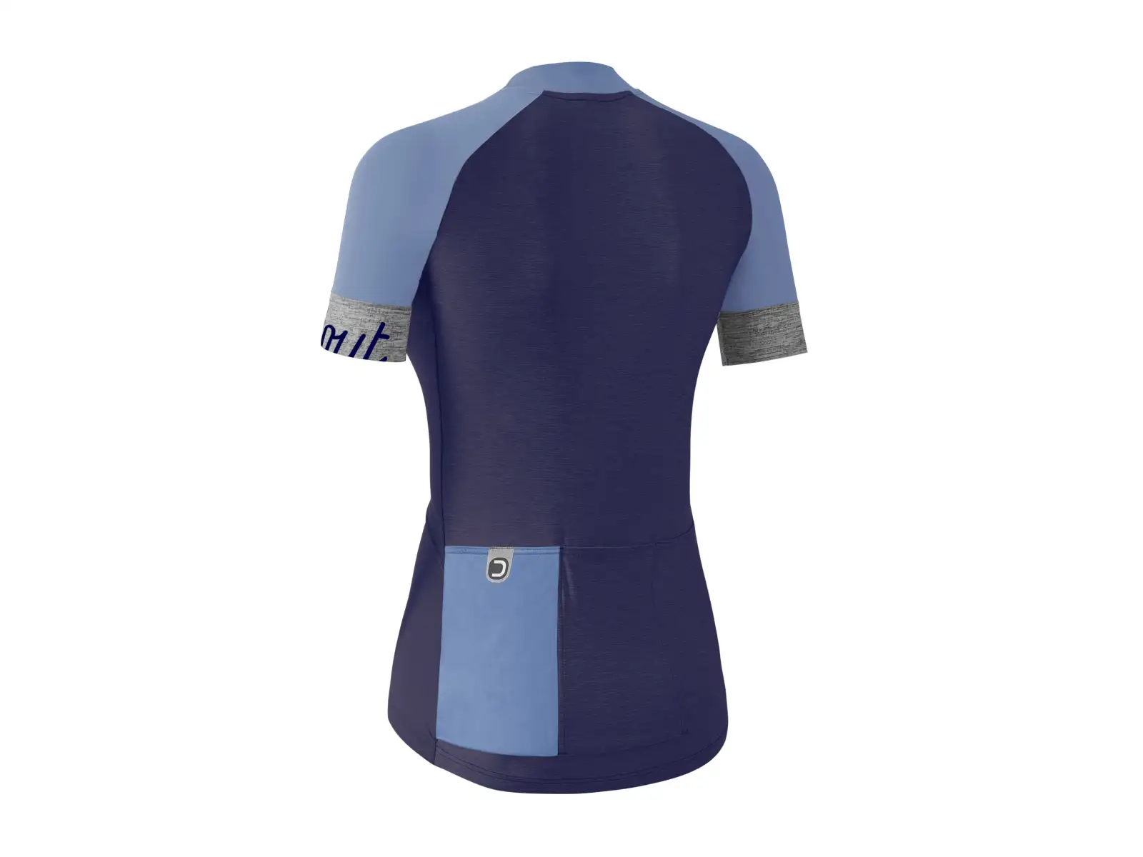 Dotout Crew Damen-Trikot mit kurzen Ärmeln Blau/Hellblau