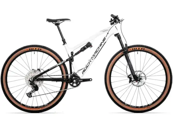 Rock Machine Blizzard XCM 70-29 weiß/grau vollgefedertes Mountainbike