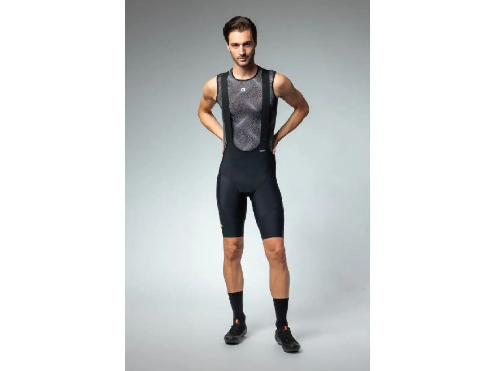 Alé R-EV1 HAMMER 2.0 Herren Shorts mit Einsatz und Verschluss Schwarz