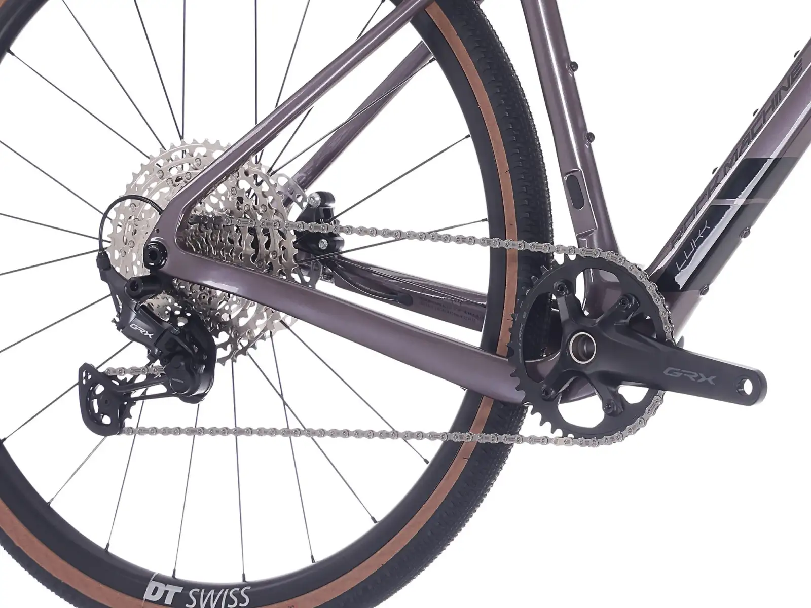 Rock Machine Lukk Cr 70 Gravelbike Gloss Purple Garnet