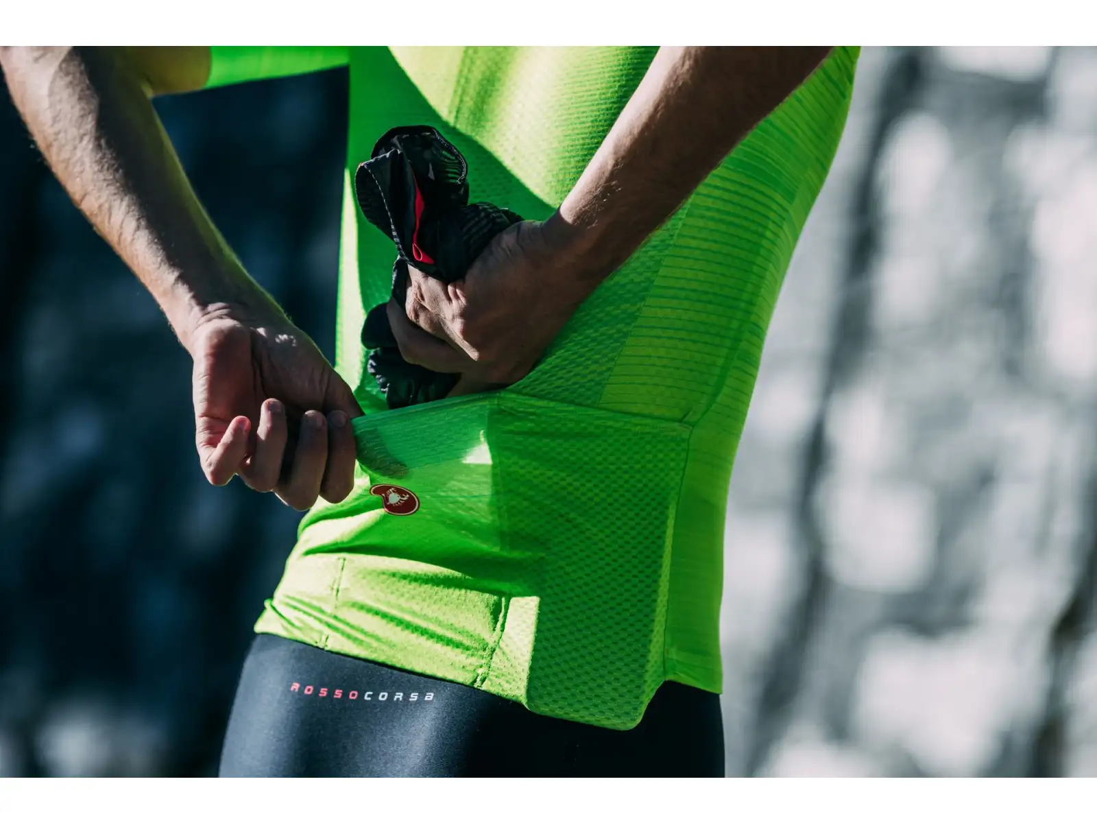 Castelli Aero Race 6.0 Herren Kurzarmtrikot electric lime