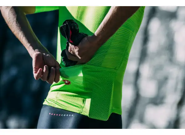 Castelli Aero Race 6.0 Herren Kurzarmtrikot electric lime