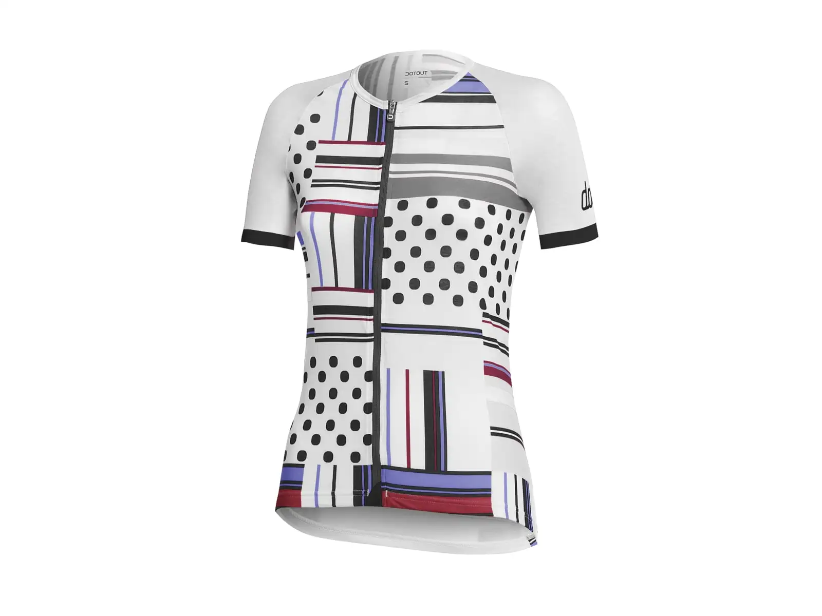Dotout Square Damen Kurzarmtrikot weiß