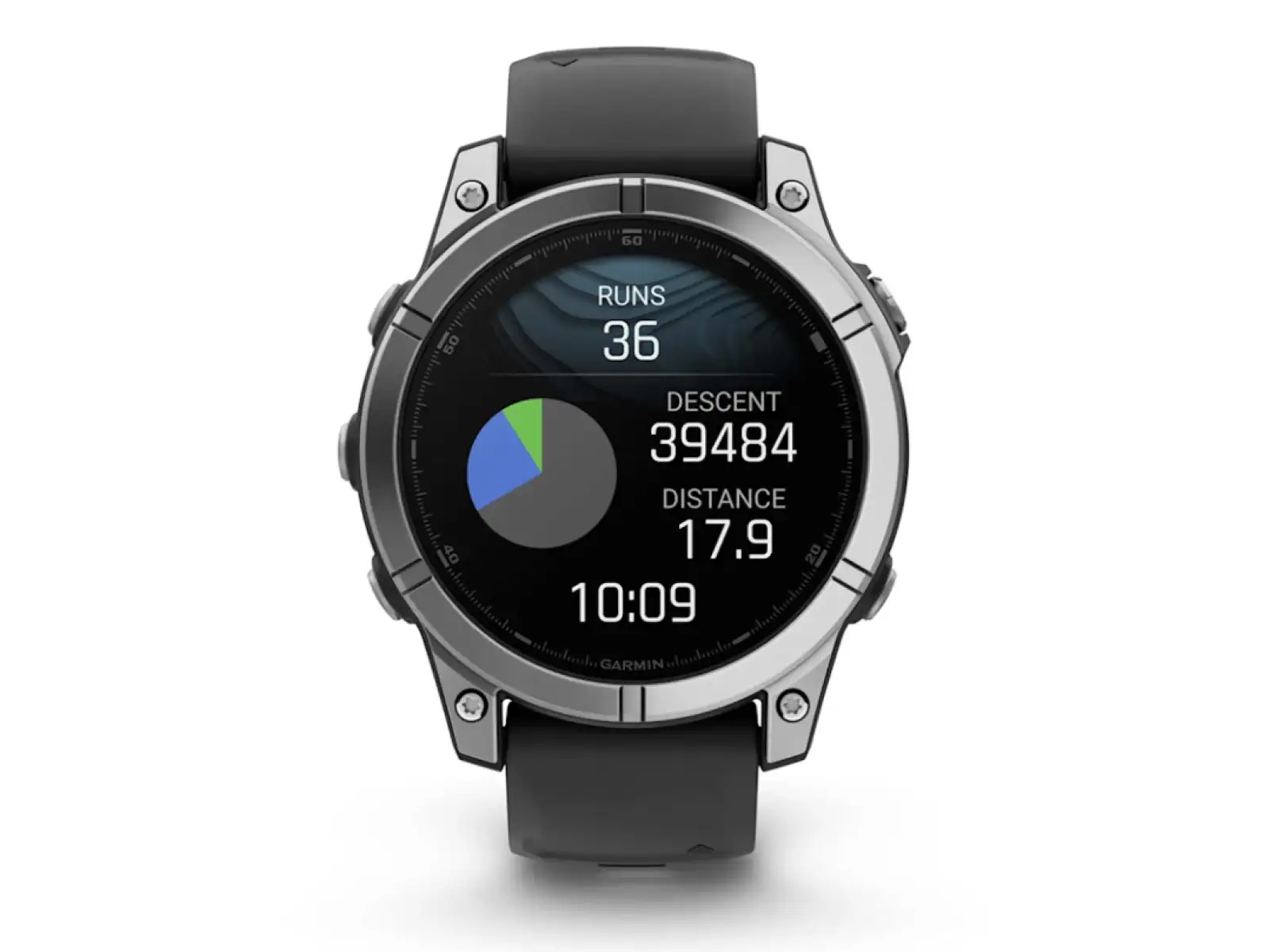 Garmin fenix E - 47 mm AMOLED Smartwatch Slate Grey Steel