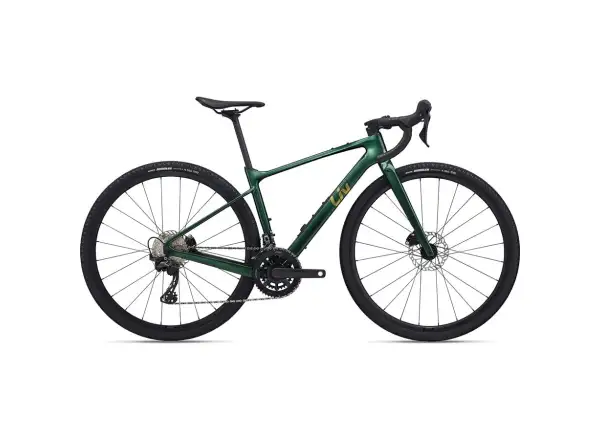 Liv Devote Advanced 2 Gravelbike im Kelp Forest Design.