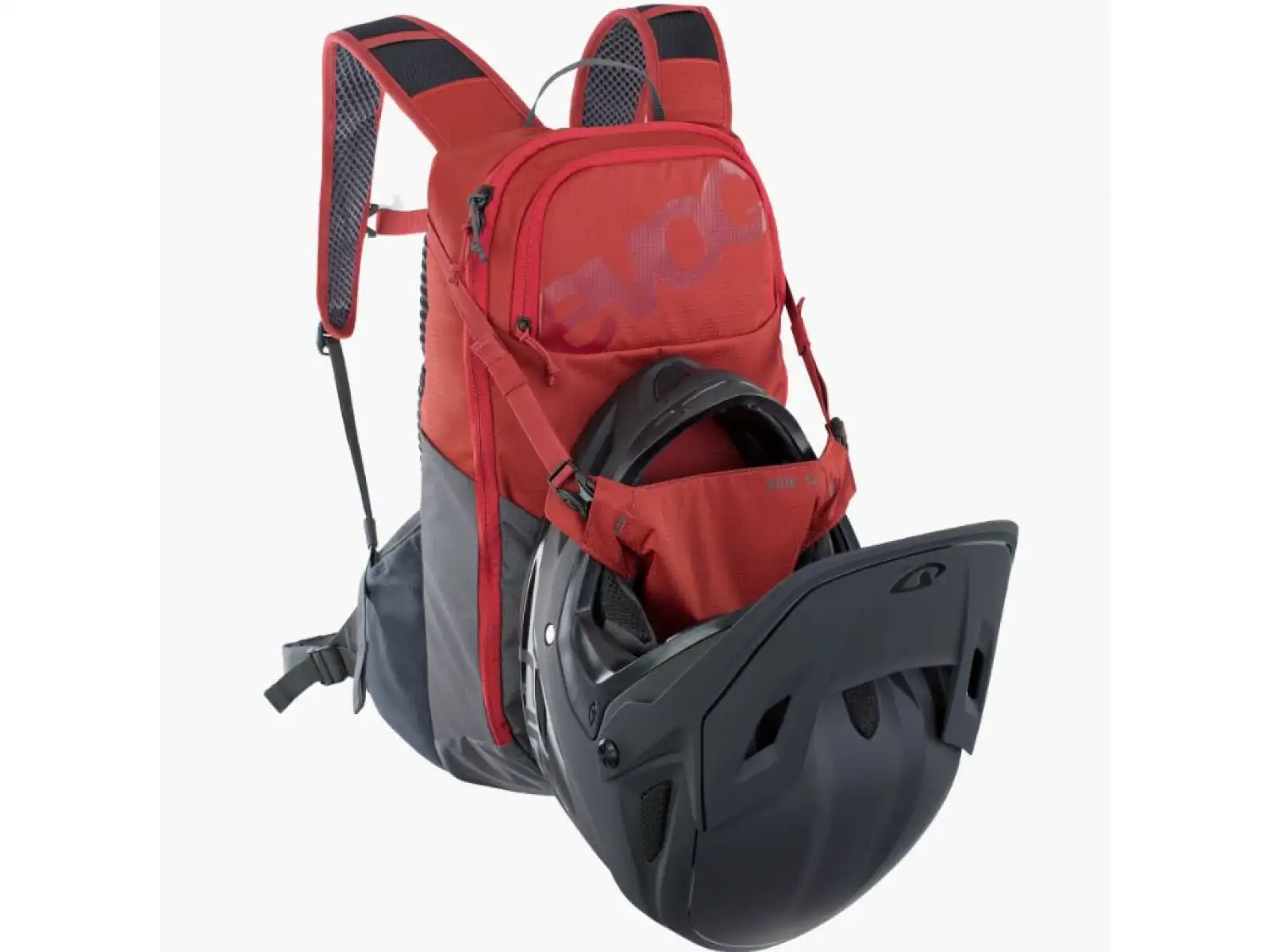 Evoc Ride 12 Rucksack 12 l + Trinkblase 2 l Chilirot/Kohlegrau