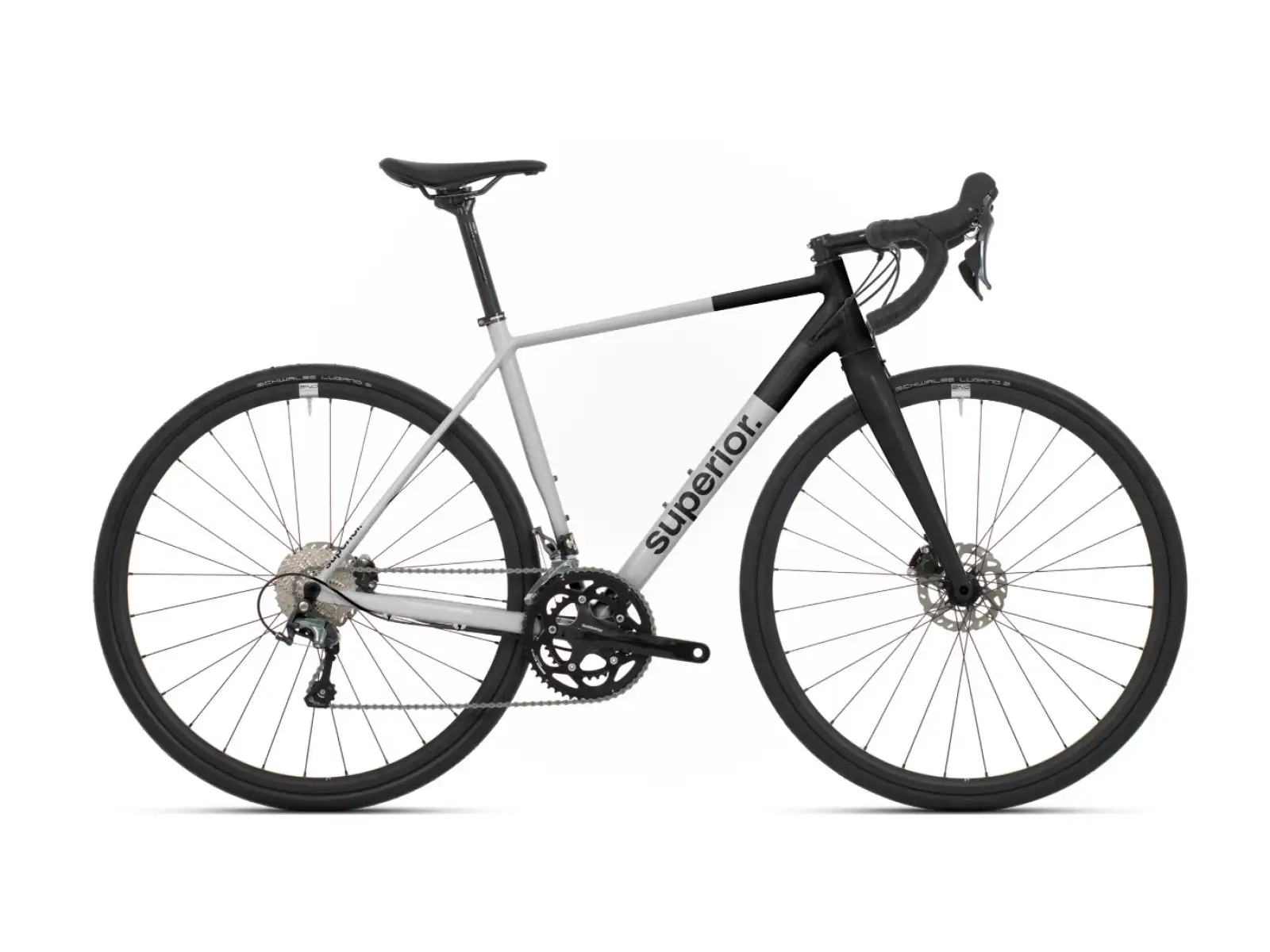 Superior X-Road 6.3 GF Rennrad gloss grey / black