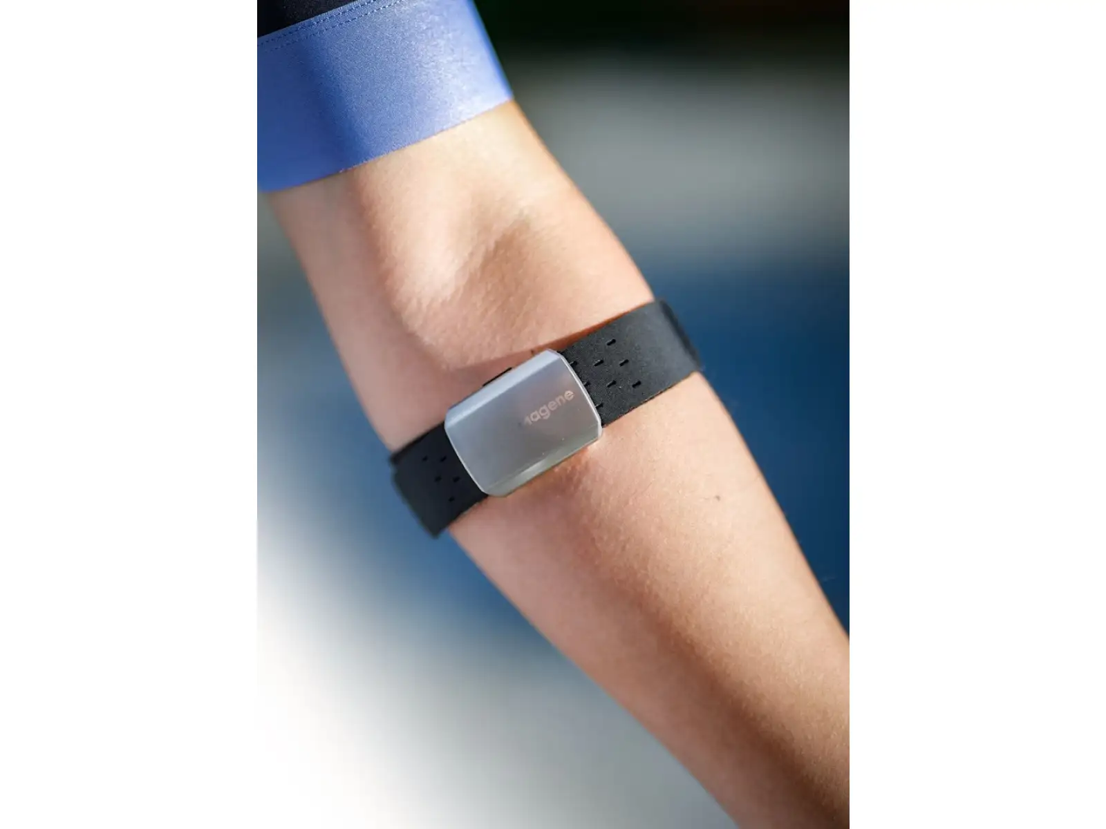 Magene H803 Armband zur Messung der Herzfrequenz.
