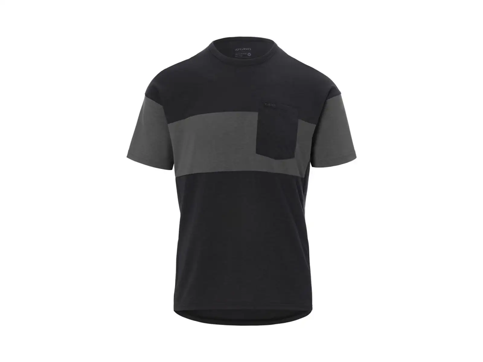 Giro Ride Herren-Trikot kurzarm Schwarz/Anthrazit
