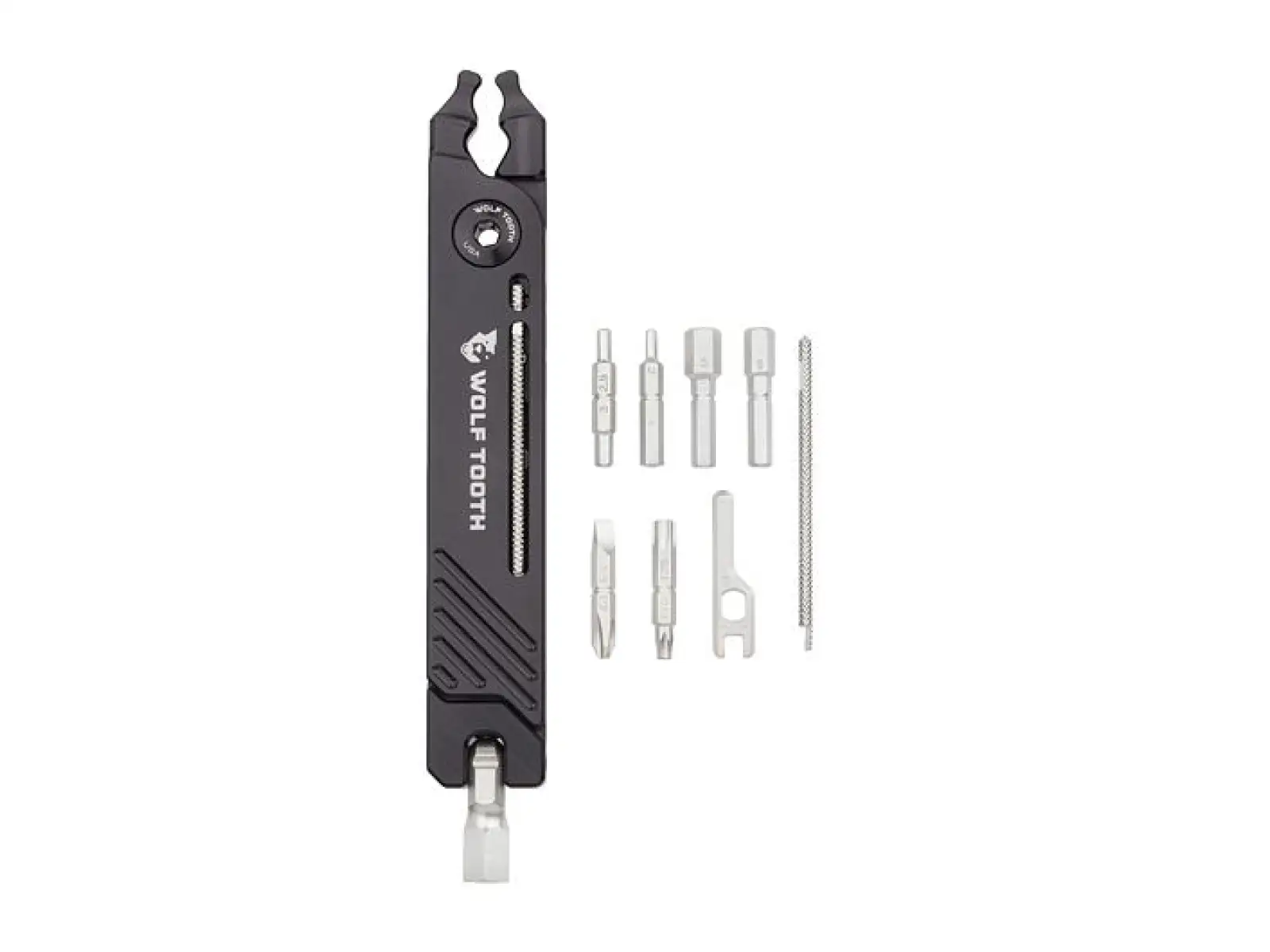 Wolf Tooth Zange und Multitool mit 17 Funktionen, Schwarz
