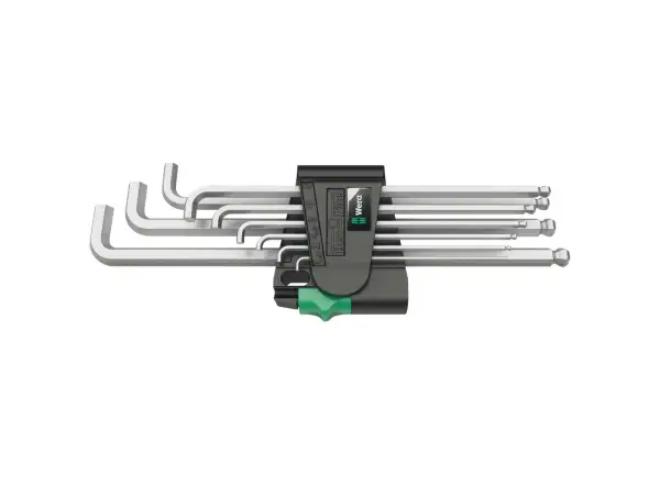 Wera 950/9 Hex-Plus 4 Inbus L-Schlüssel mit extra kurzem Schenkel Satz 9 Stk.