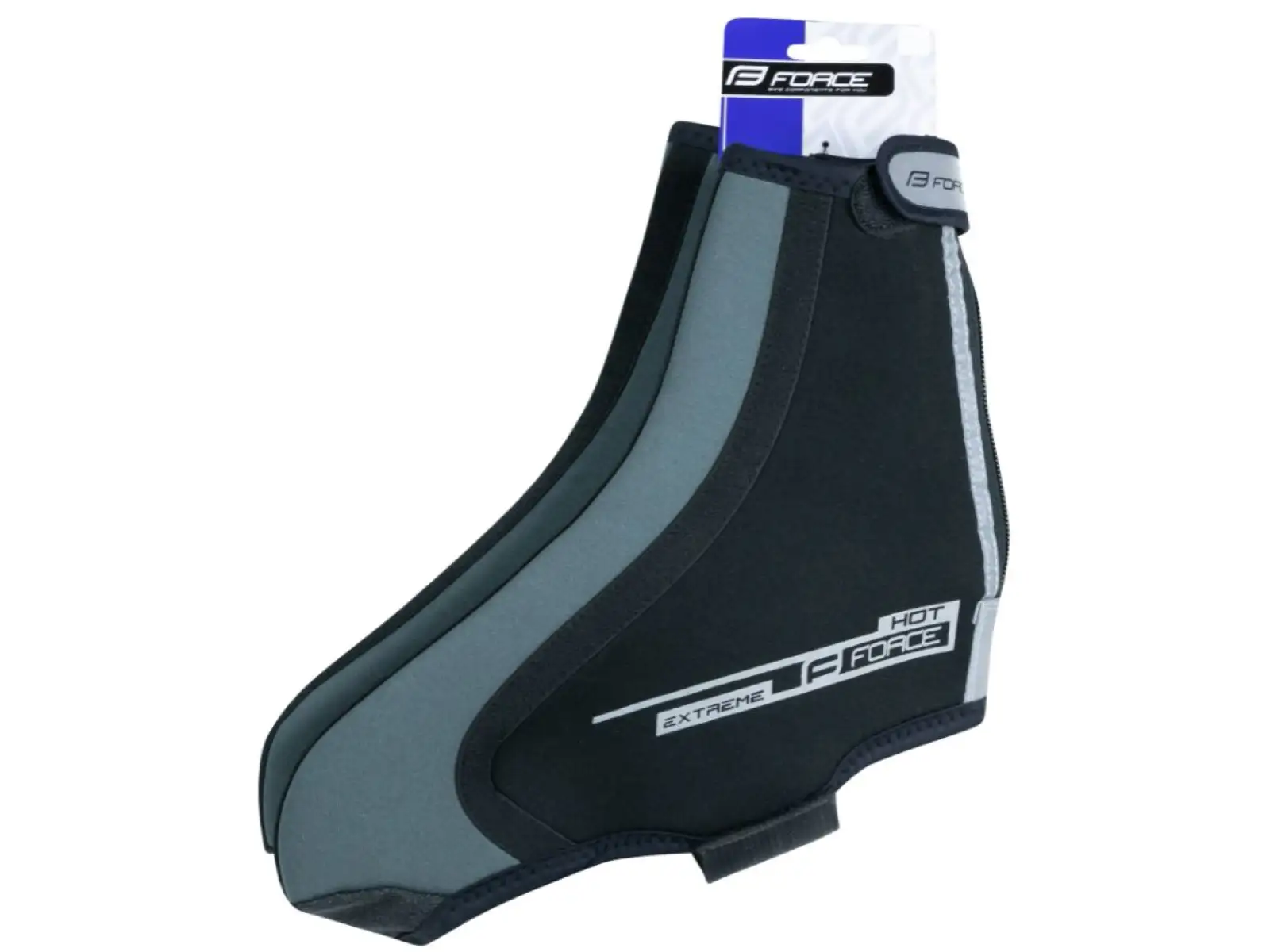 Force Hot Extreme sind schwarze Überschuhe für Radschuhe.