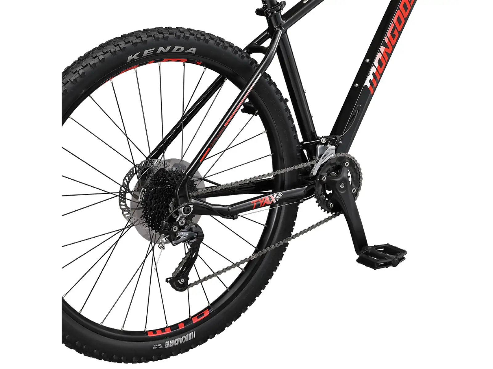 Mongoose Tyax 29 Sport Schwarz/Rot Mountainbike