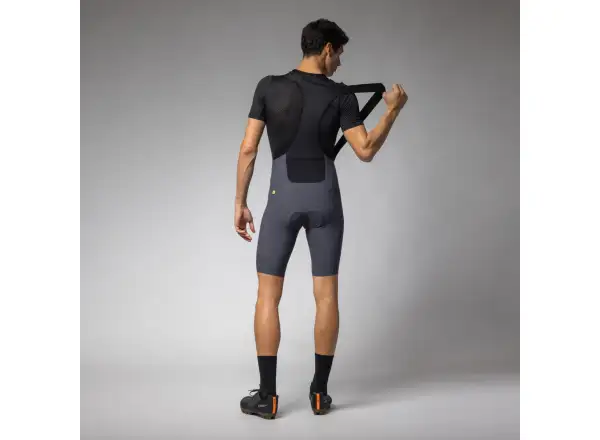 Alé R-EV1 GO Herren-Radhose mit Polster und Trägern Titanium
