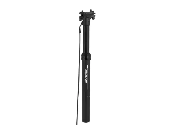 Die Force Dropper Teleskop-Sattelstütze 125 mm 30,9x440 mm in Schwarz.