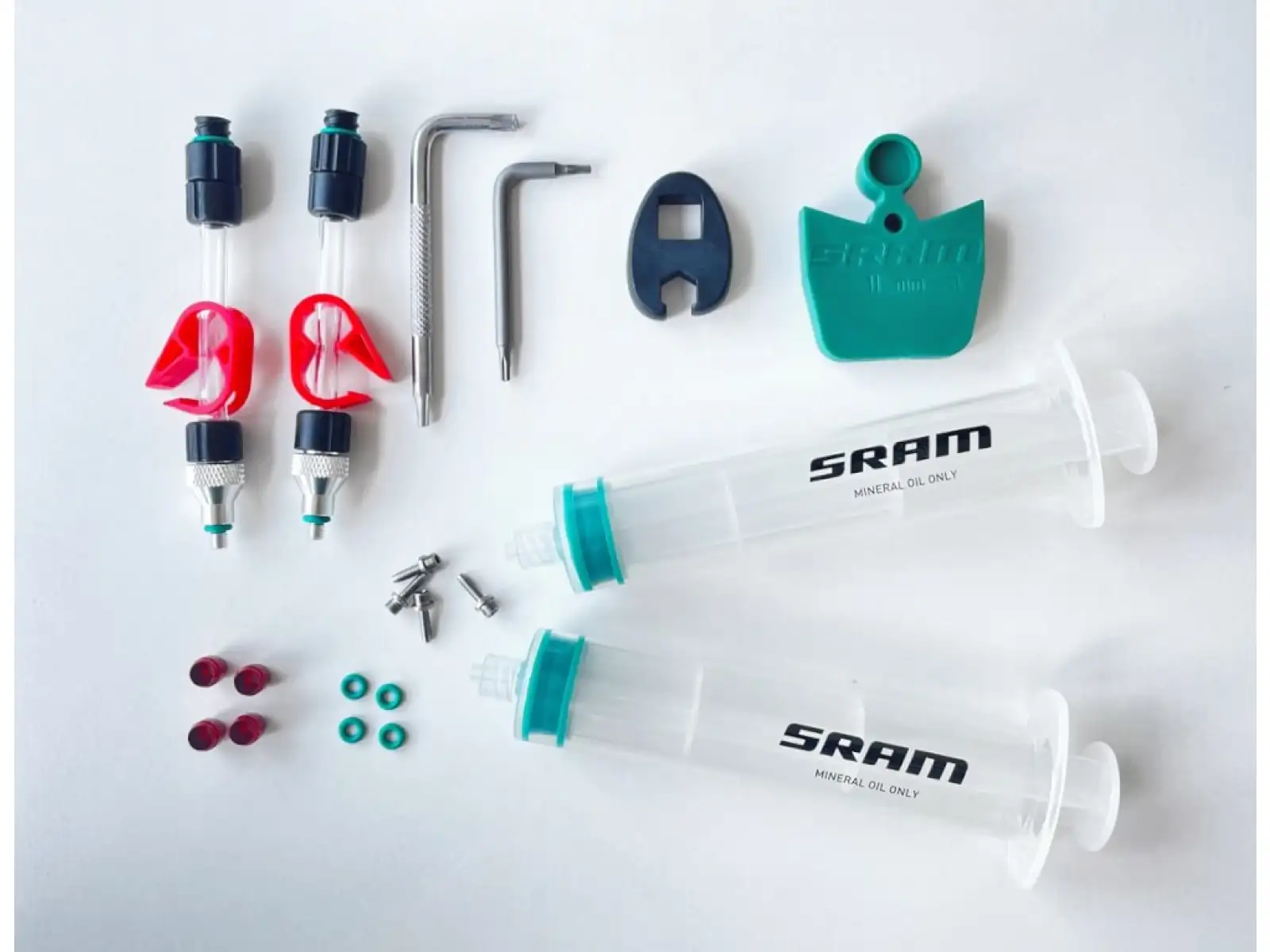 Sram Entlüftungsset Standard für Bremsen mit mineralischem Öl + 120 ml Öl