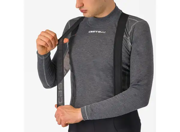 Castelli Espresso Bibtight Herrenhose mit Trägern und Polsterung Schwarz