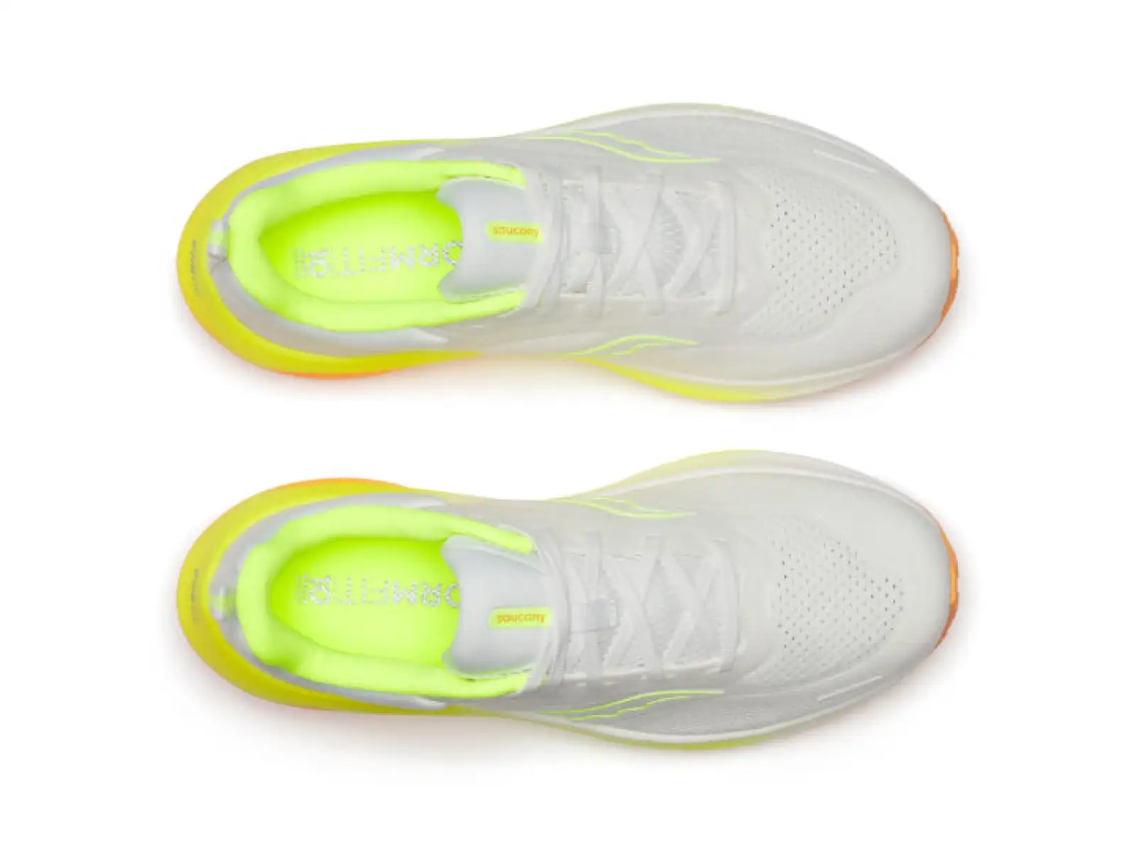 Saucony Surge Herren-Laufschuhe White/Citron
