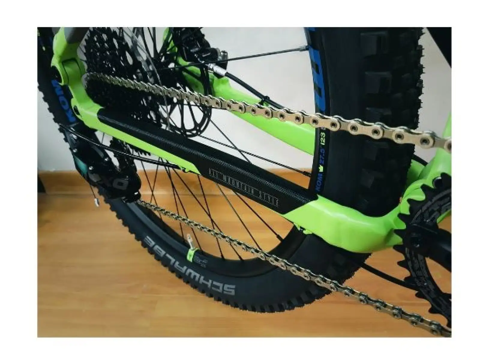 All Mountain Style Kurbel-Schutzaufkleber Black/Silver