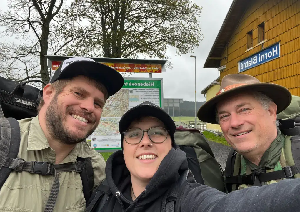 Übergang des Erzgebirges von Horní Blatná nach Měděnec