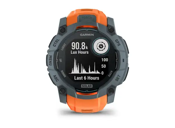 Garmin Instinct 3 Solar 50 mm Smartwatch Twilight/Solstice Band