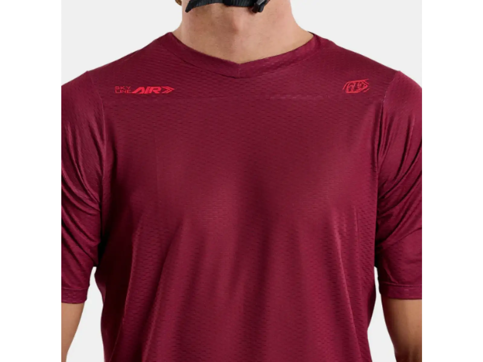 Troy Lee Designs Skyline Air Mono Herren Trikot Kurzarm Oxblood