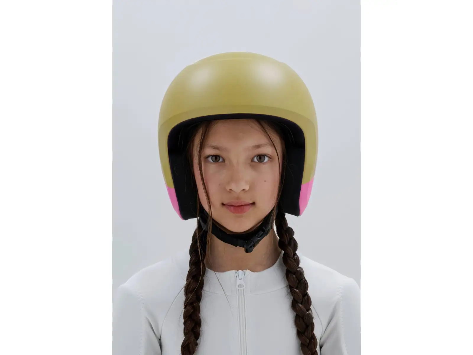 POC Skull Dura Jr Skihelm Olivine Green Matt/Thulite Pink Matt