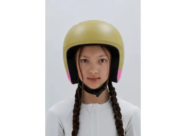 POC Skull Dura Jr Skihelm Olivine Green Matt/Thulite Pink Matt