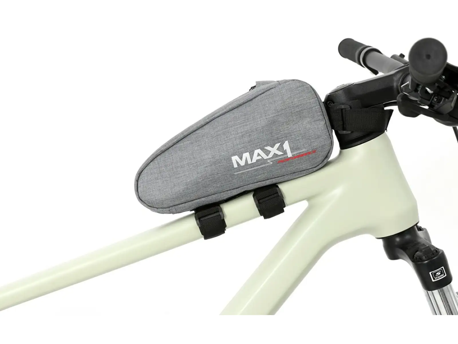 MAX1 Top Tube Rahmentasche – 1,6 l – Grau