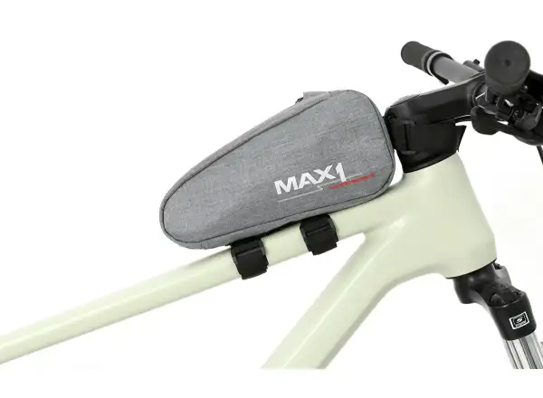 MAX1 Top Tube Rahmentasche – 1,6 l – Grau