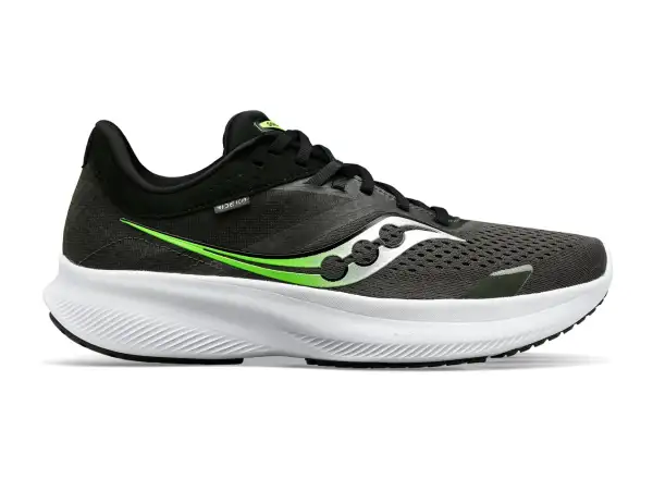 Saucony Ride 16 Herren Laufschuhe Umbra/Slime
