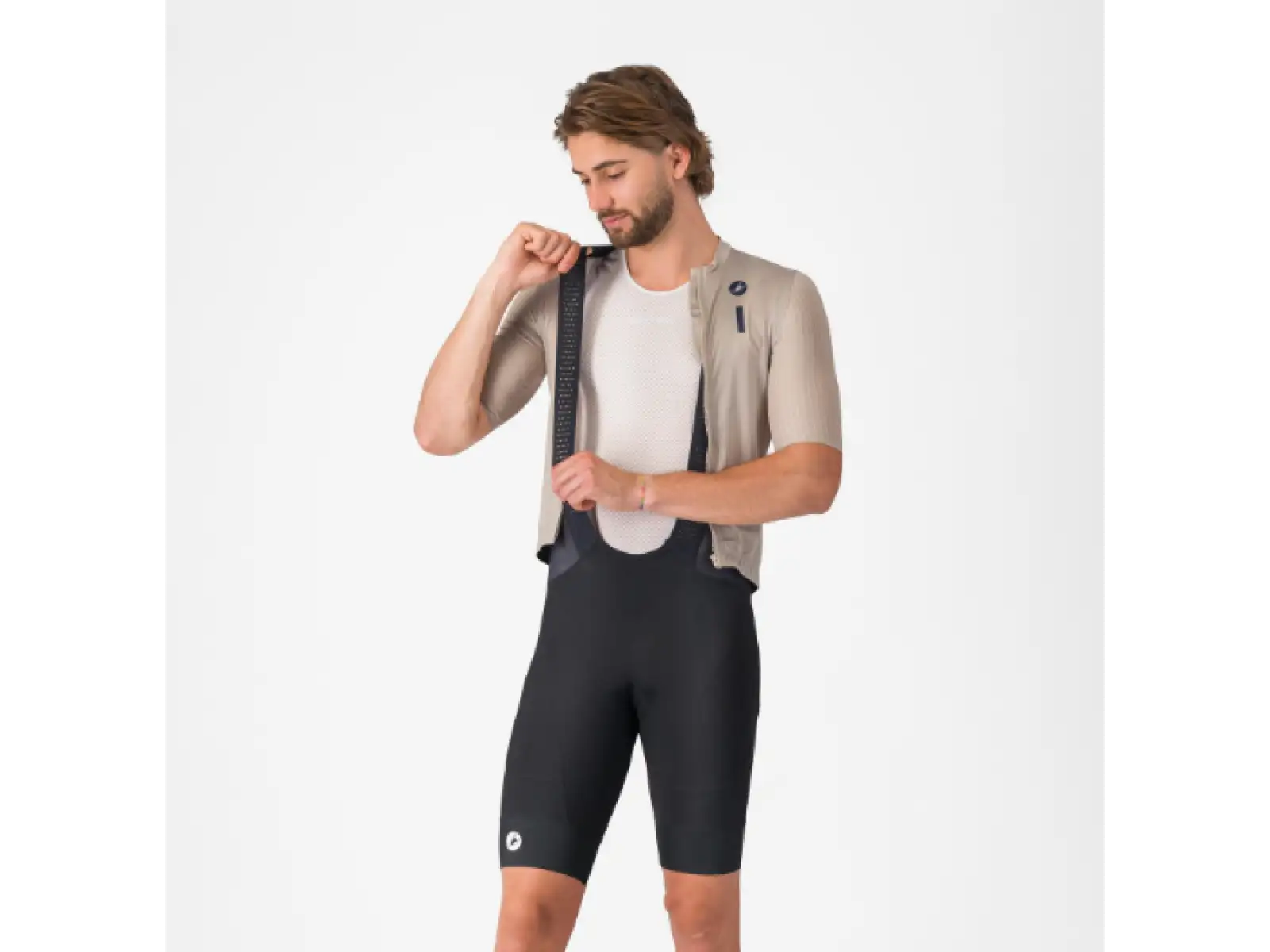 Castelli Endurance 4 Herren-Shorts mit Polster und Trägern schwarz